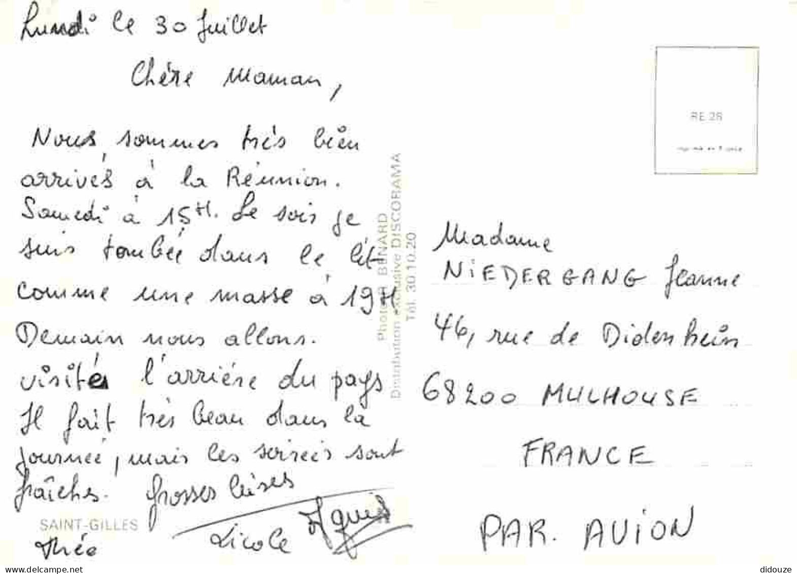 Ile De La Réunion - Saint Gilles - CPM - Voir Scans Recto-Verso - Otros & Sin Clasificación