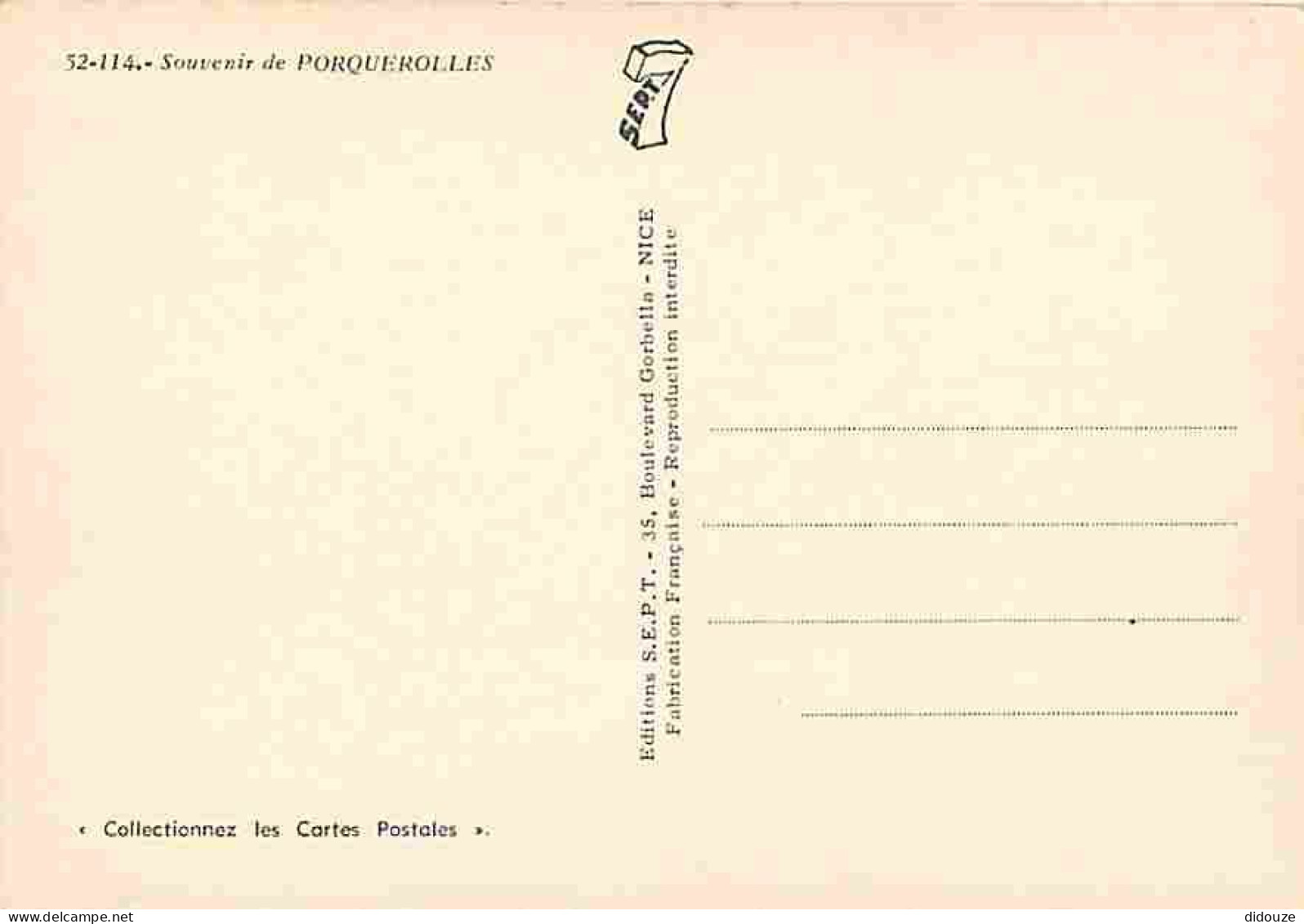 83 - Ile De Porquerolles - Carte Neuve - CPM - Voir Scans Recto-Verso - Porquerolles