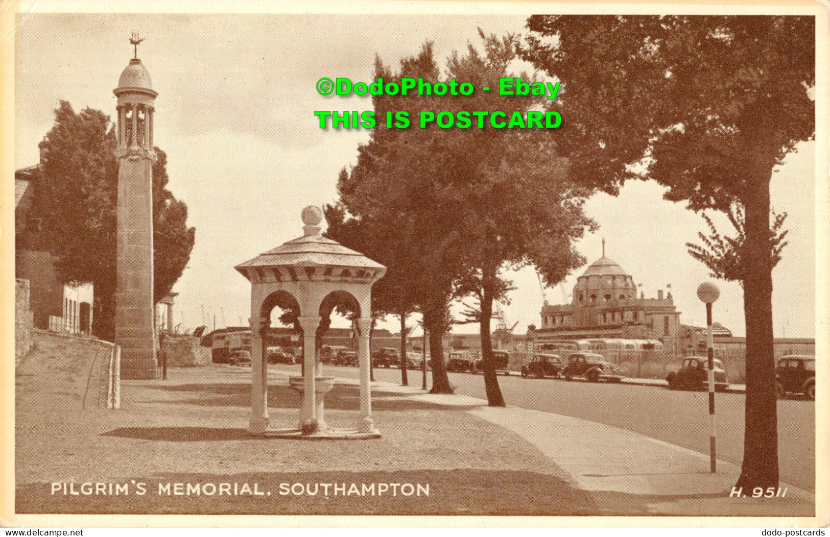 R439052 Southampton. Pilgrim Memorial. Valentine. Phototype - Monde