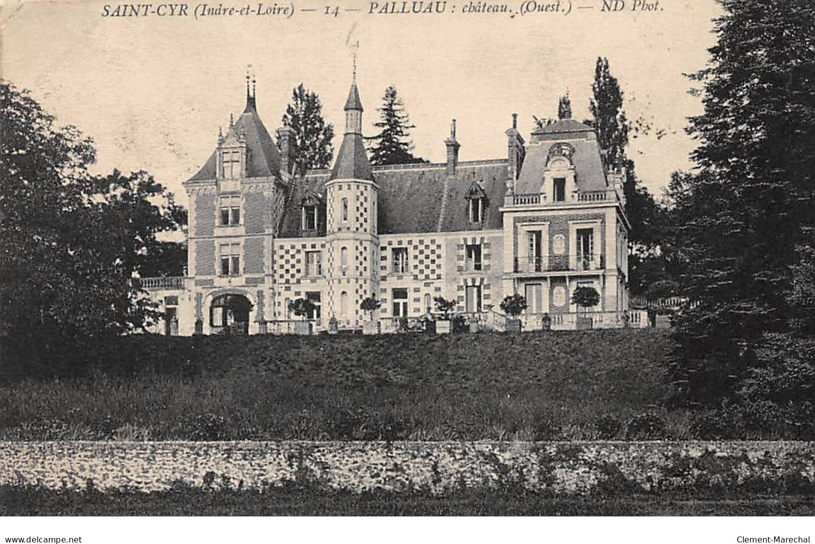 SAINT CYR - PALLUAU - Château - état - Saint-Cyr-sur-Loire