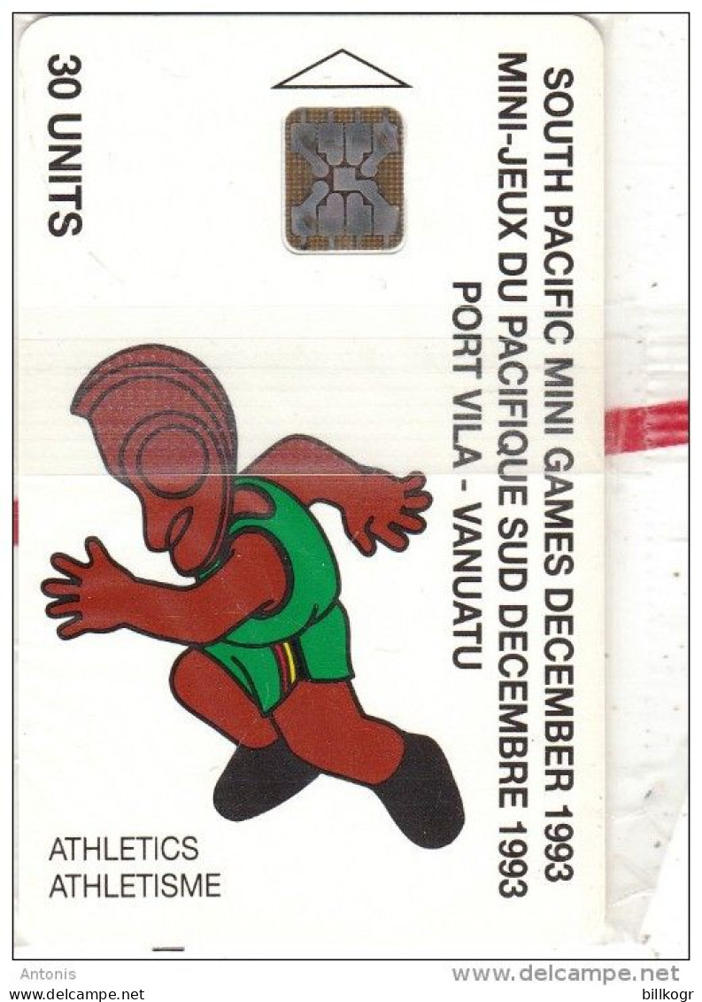 VANUATU - South Pacific Mini Games/Athletics, CN : C3A000603, Tirage 3000, 10/93, Mint - Vanuatu