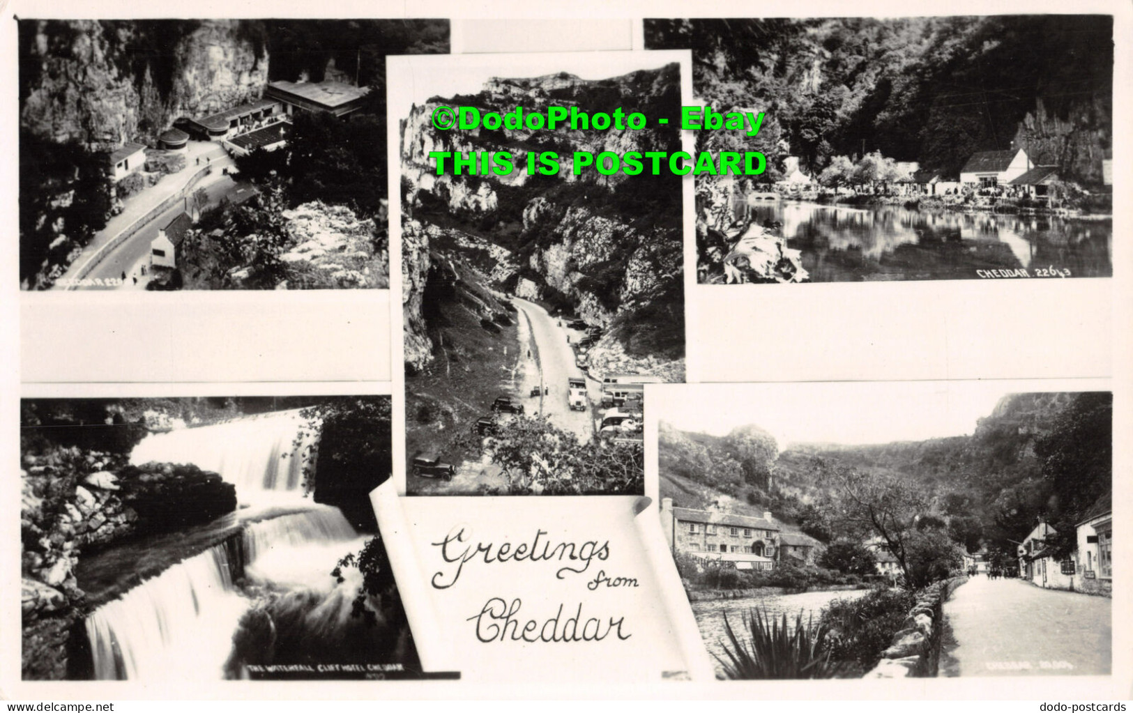 R438734 Greetings From Cheddar. Postcard. Multi View - Monde