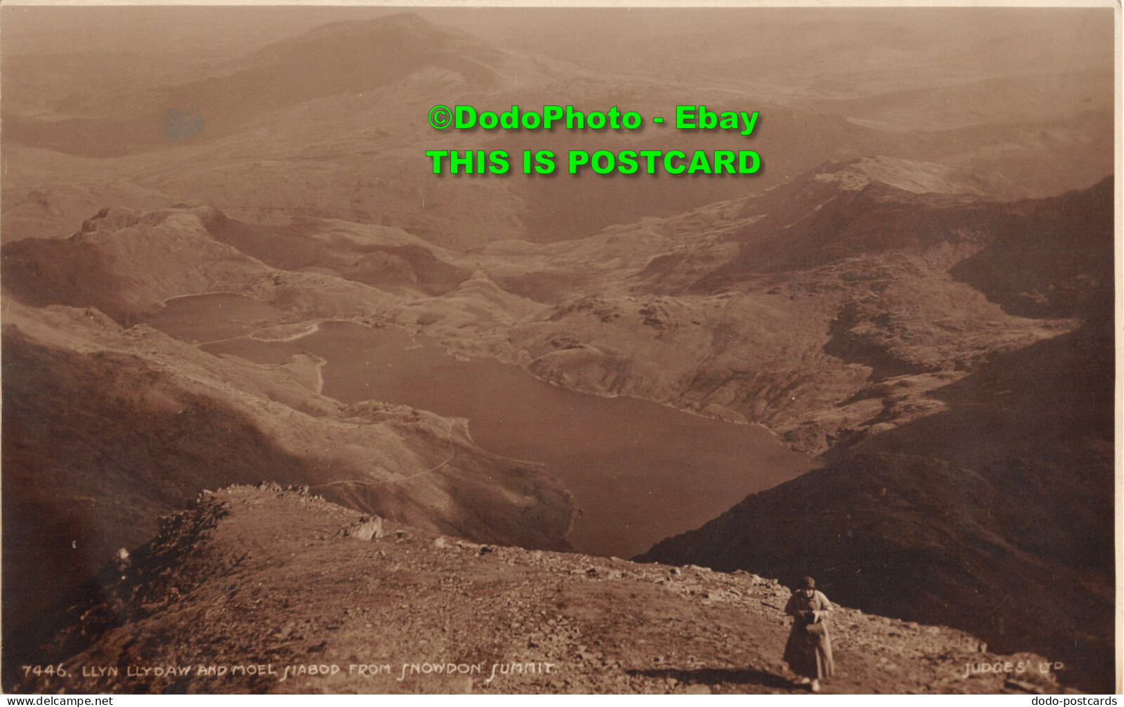 R438739 Llyn Llydaw And Moel Siabod From Snowdon Summit. Judges. 7446 - Monde