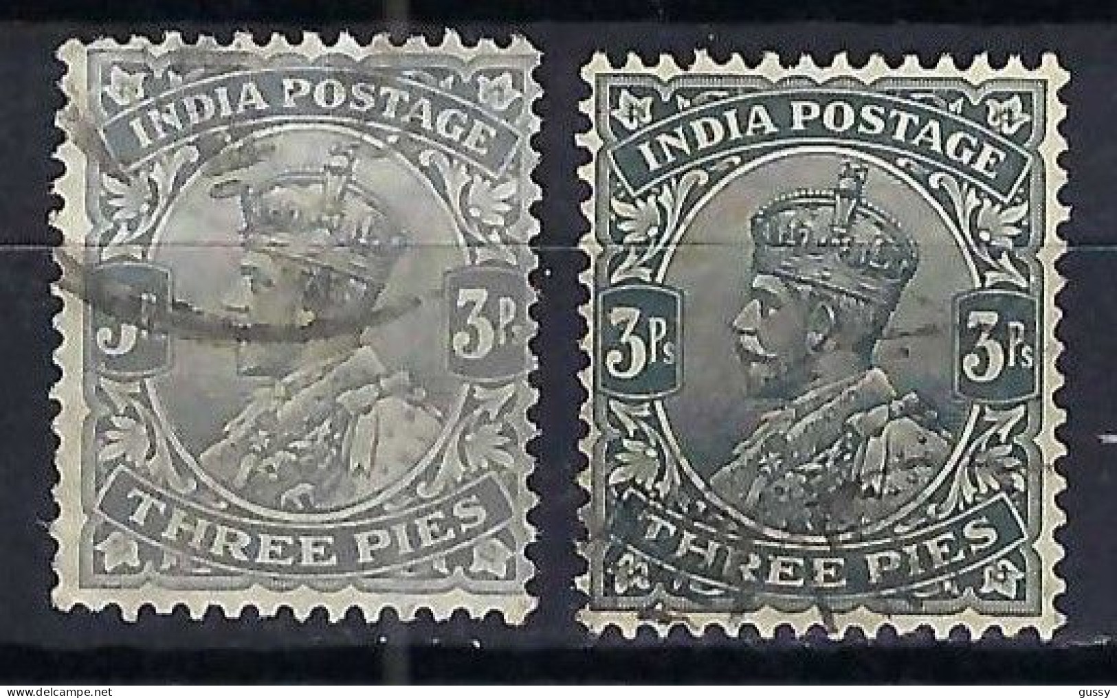 INDE ANGLAISE Ca.1911-32: Les 79,113 Obl. - 1911-35 King George V