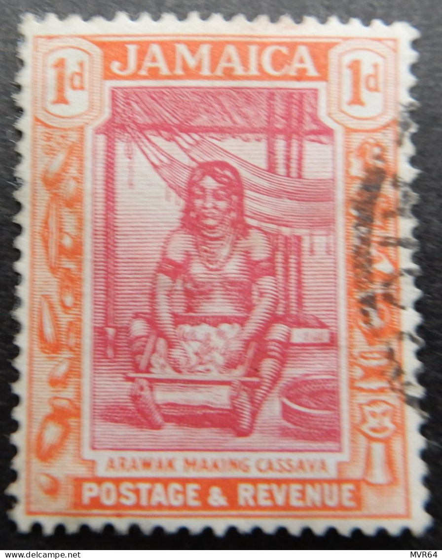 Jamaica 1920 1921 (2) Arawak Making Cassava - Giamaica (...-1961)