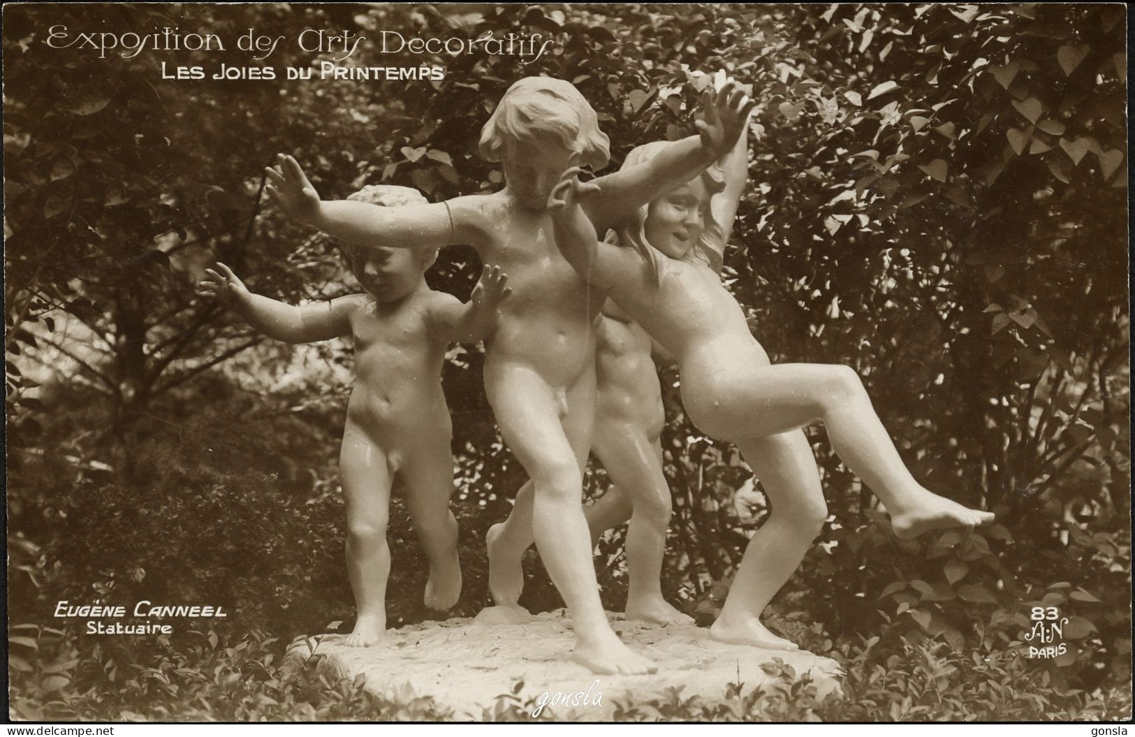 LES JOIES DU PRINTEMPS 1910 "Exposition Des Arts Décoratifs" - Sculptures