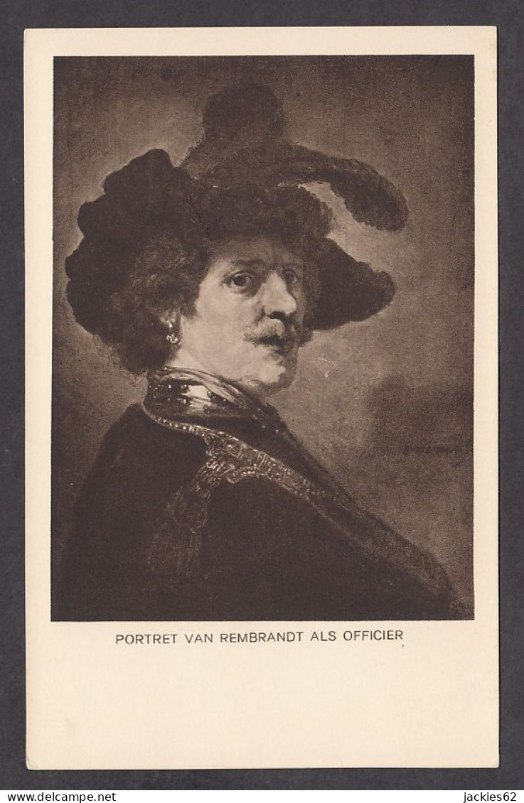 PR143/ REMBRANDT, *Zelfportret Als Officier - Portrait De Lui-même Comme Officier* - Schilderijen