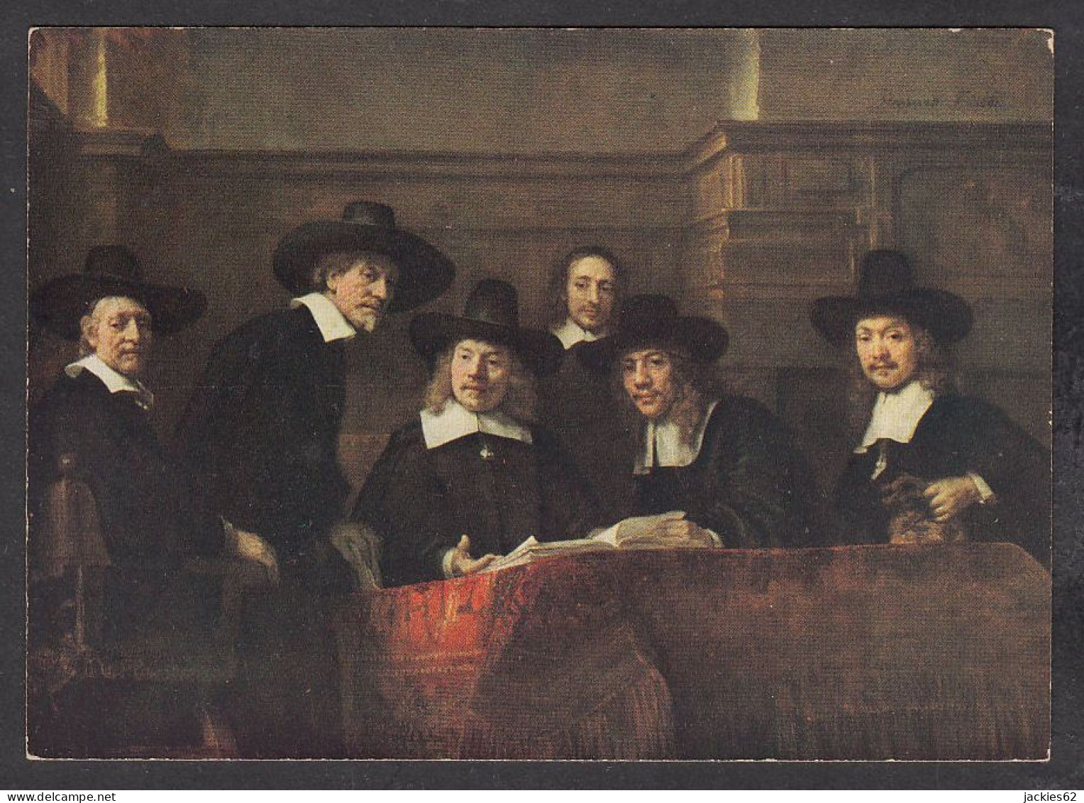 PR137/ REMBRANDT, *Le Syndic De La Guilde Des Drapiers - Staalmeesters*, Amsterdam, Rijksmuseum - Schilderijen