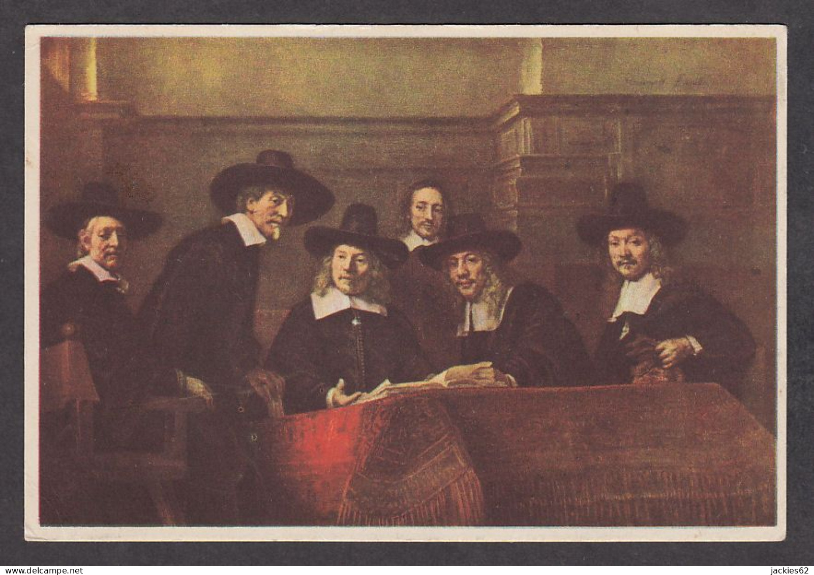 PR136/ REMBRANDT, *Le Syndic De La Guilde Des Drapiers - Staalmeesters*, Amsterdam, Rijksmuseum - Schilderijen