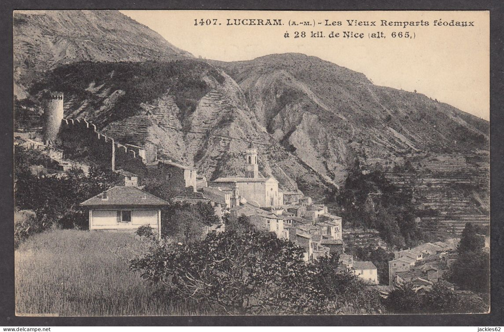 099271/ LUCÉRAM, Les Vieux Remparts Féodaux - Lucéram