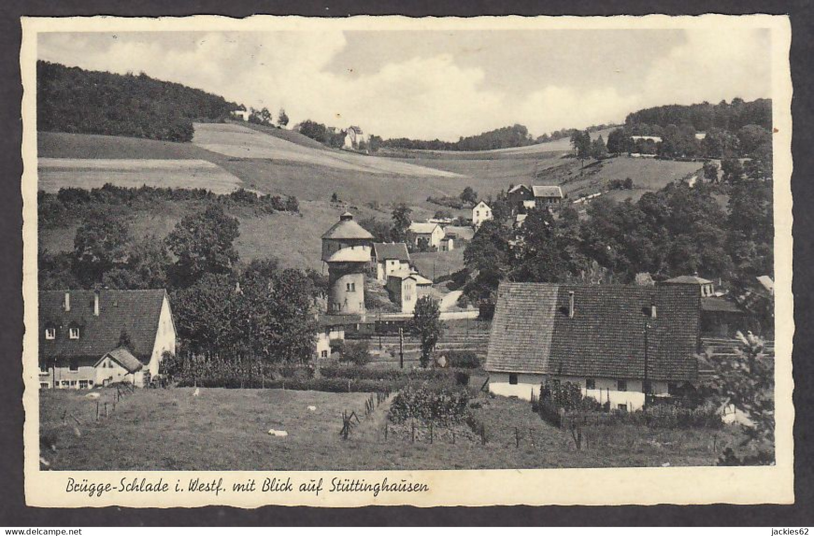 076823/ BRUGGE-SCHLADE I. WESTF. Mit Blick Auf Stüttinghausen - Luedenscheid