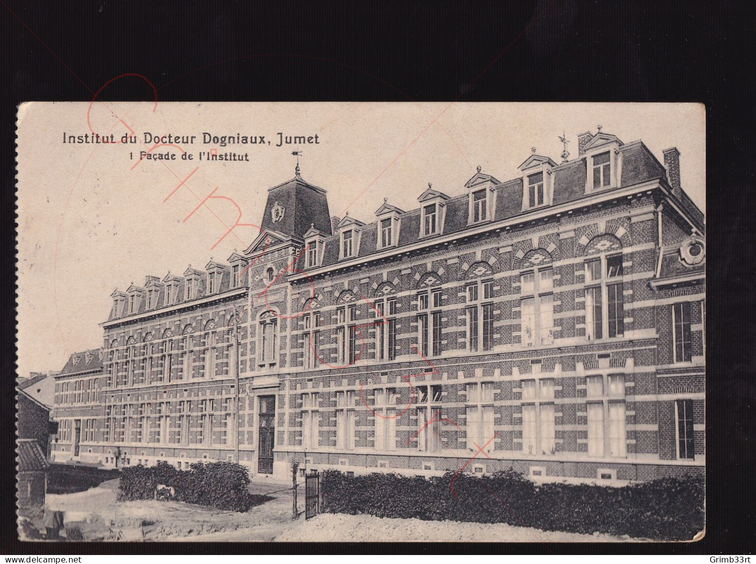 Jumet - Institut Du Docteur Dogniaux - Façade De L'Institut - Postkaart - Charleroi