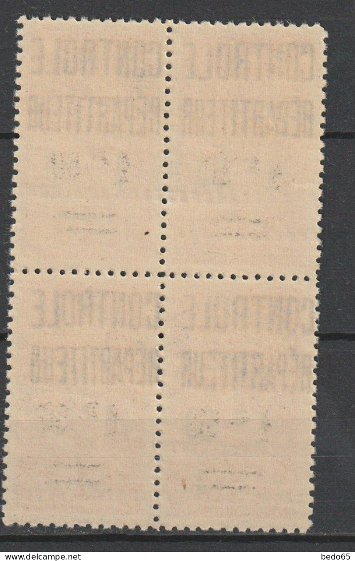 ALGERIE COLIS POST  YVERT N° 24 / MAURY N° 32 X 4   NEUF** TTB - Parcel Post