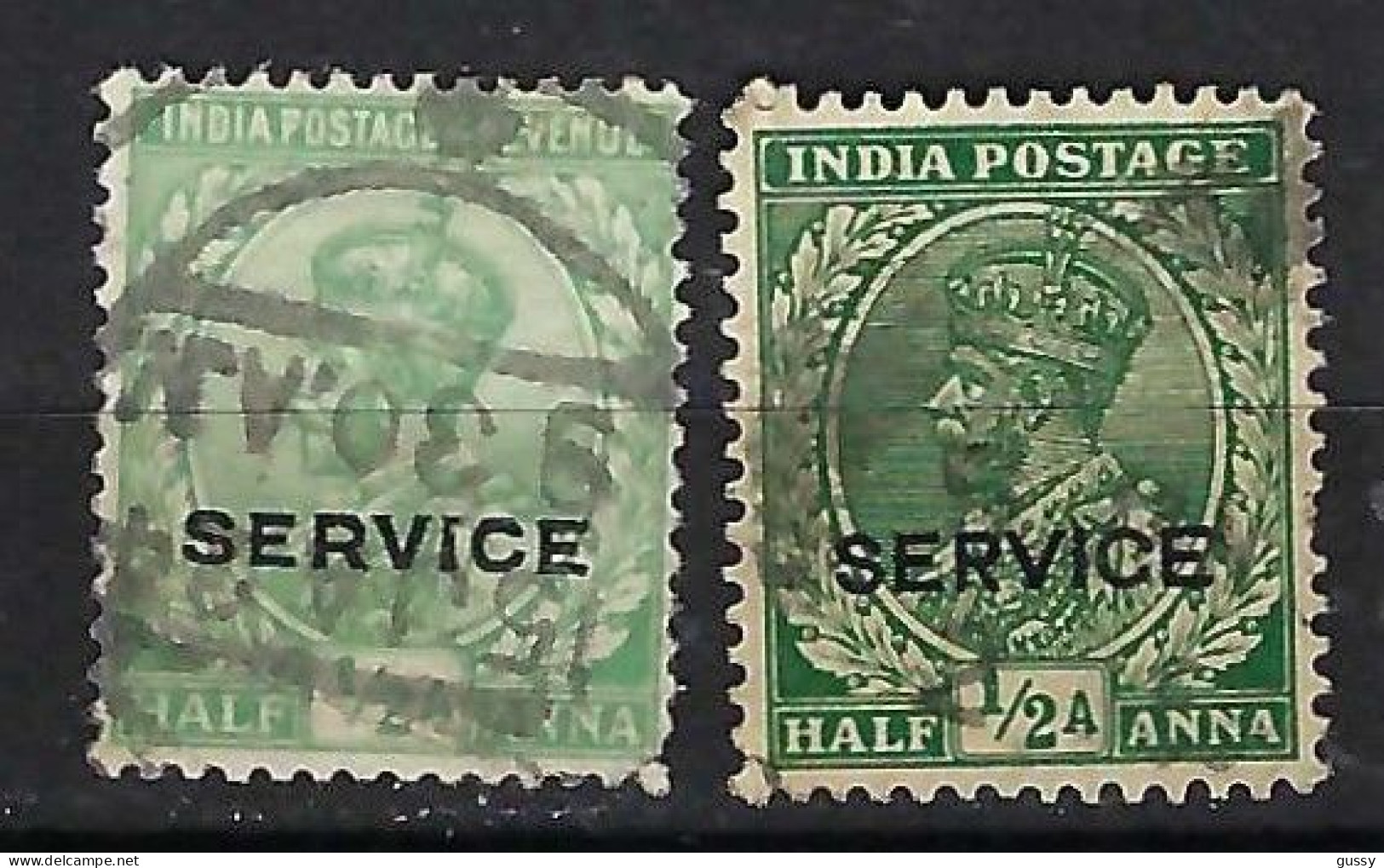 INDE ANGLAISE Service Ca.1911-32: 2x Le Y&T 55 Obl. - 1911-35  George V