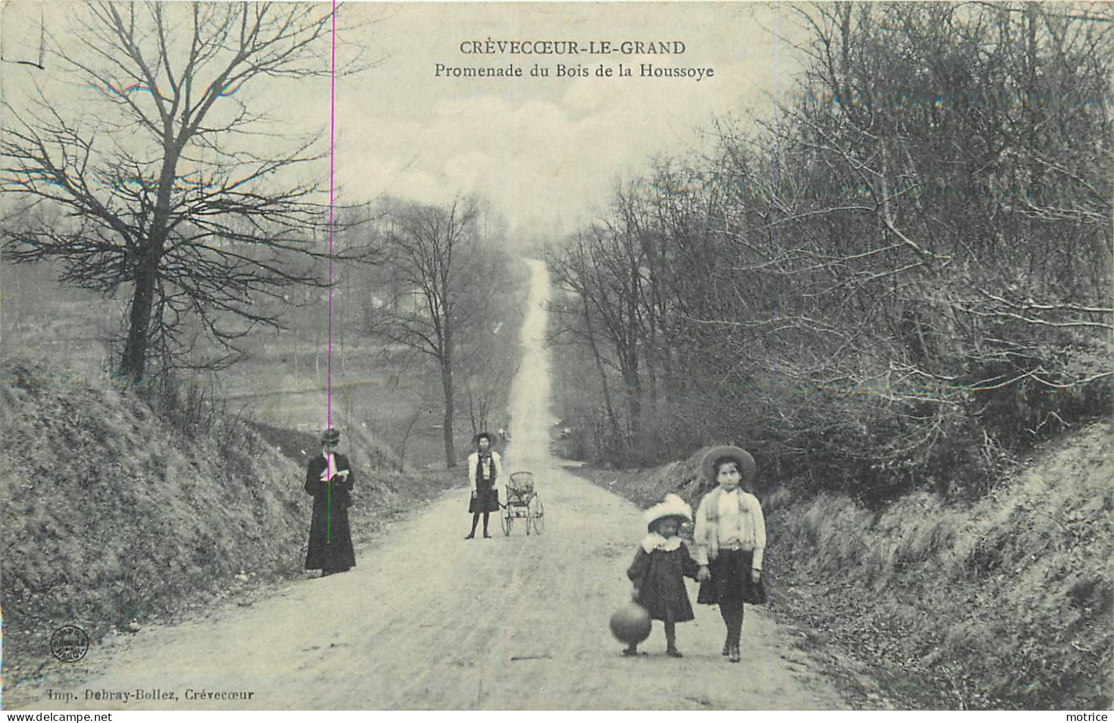 CREVECOEUR LE GRAND - Promenade Du Bois Houssoye. - Crevecoeur Le Grand