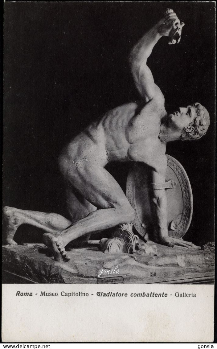 ROMA 1930 "Gladiatore Combattente" - Sculpturen