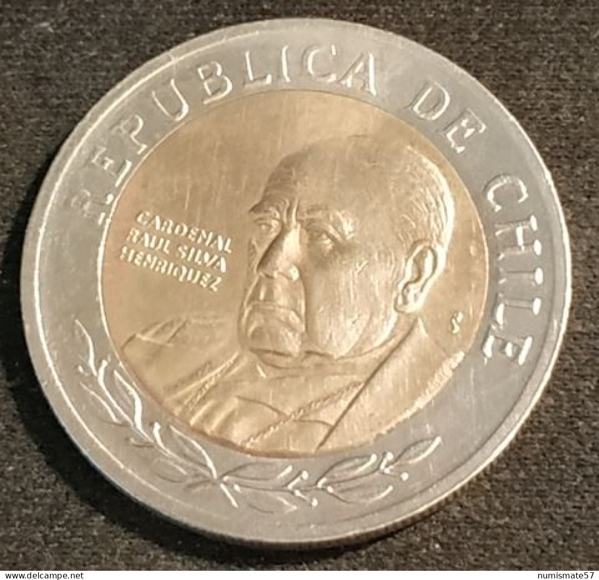 CHILI - CHILE - 500 PESOS 2002 - KM 235 - ( Cardinal Raúl Silva Henríquez ) - Chili