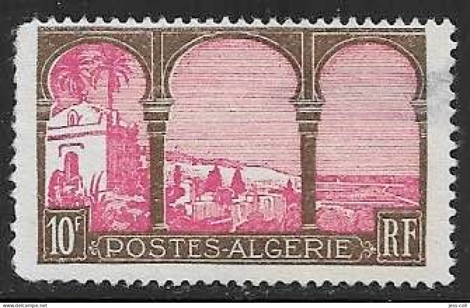 Yvert 84 10 F Brun Et Rosé - O - Used Stamps