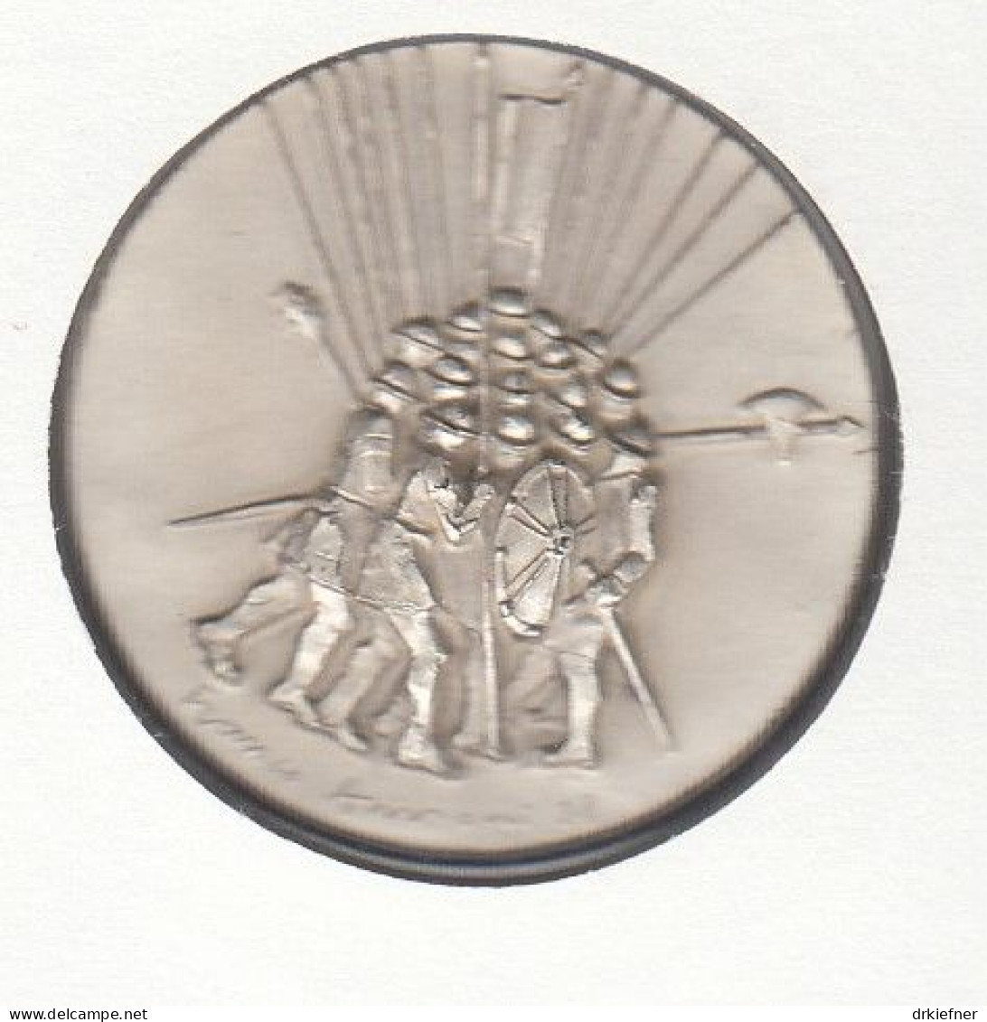 SCHWEIZ Numisbrief Mit 18 G Silber-Medaille, 1988, Stempel Bern, Marke Mi.Nr.4x 1366, 600 Jahre Schlacht Bei Näfels - Storia Postale