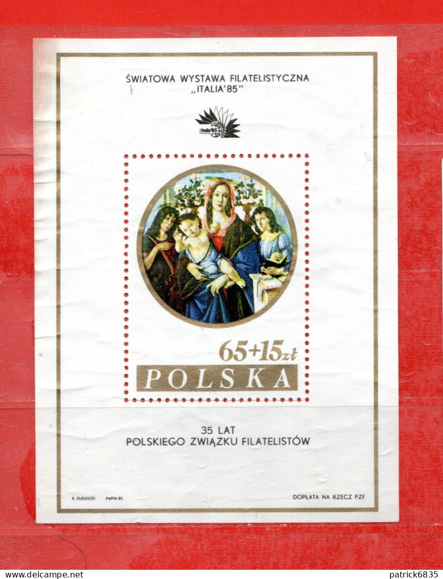 (Cl1) POLONIA ** -1985 - Exposition Philatélique. Yvert. BF. 104. MNH Senza Gomma. Come Scansione - Blocchi E Foglietti