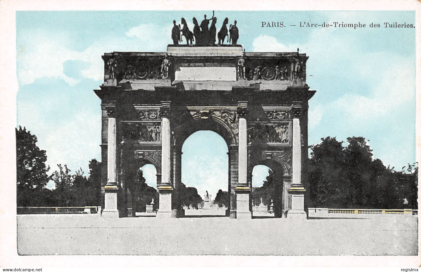 75-PARIS L ARC DE TRIOMPHE DES TUILERIES-N°T1154-G/0019 - Arc De Triomphe