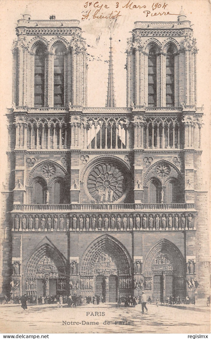 75-PARIS NOTRE DAME-N°T1154-F/0343 - Notre Dame Von Paris
