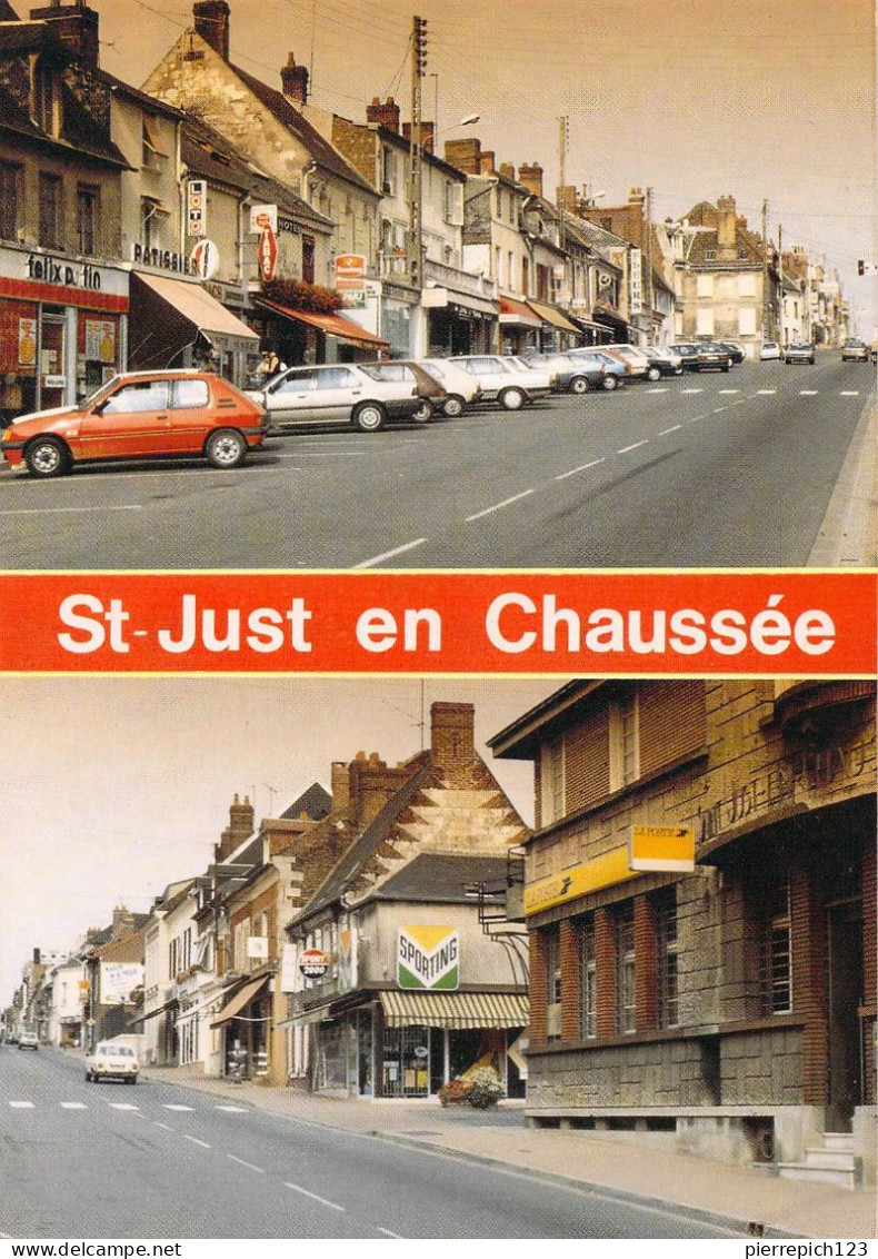 60 - Saint Just En Chaussée - Le Centre Ville - Multivues - Saint Just En Chaussee