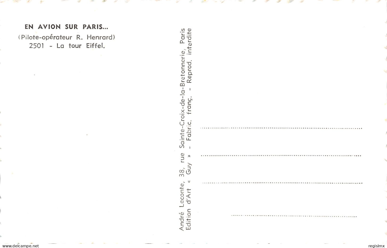 75-PARIS LA TOUR EIFFEL-N°T1154-F/0197 - Tour Eiffel