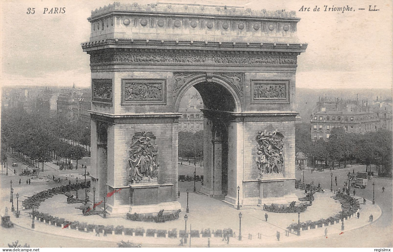 75-PARIS L ARC DE TRIOMPHE-N°T1154-F/0025 - Arc De Triomphe