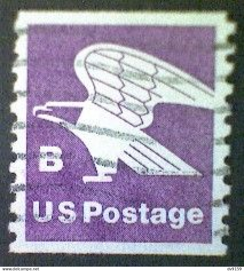 United States, Scott #1820, Used(o), 1981, Rate Change "B" Eagle , (18¢), Violet - Gebraucht