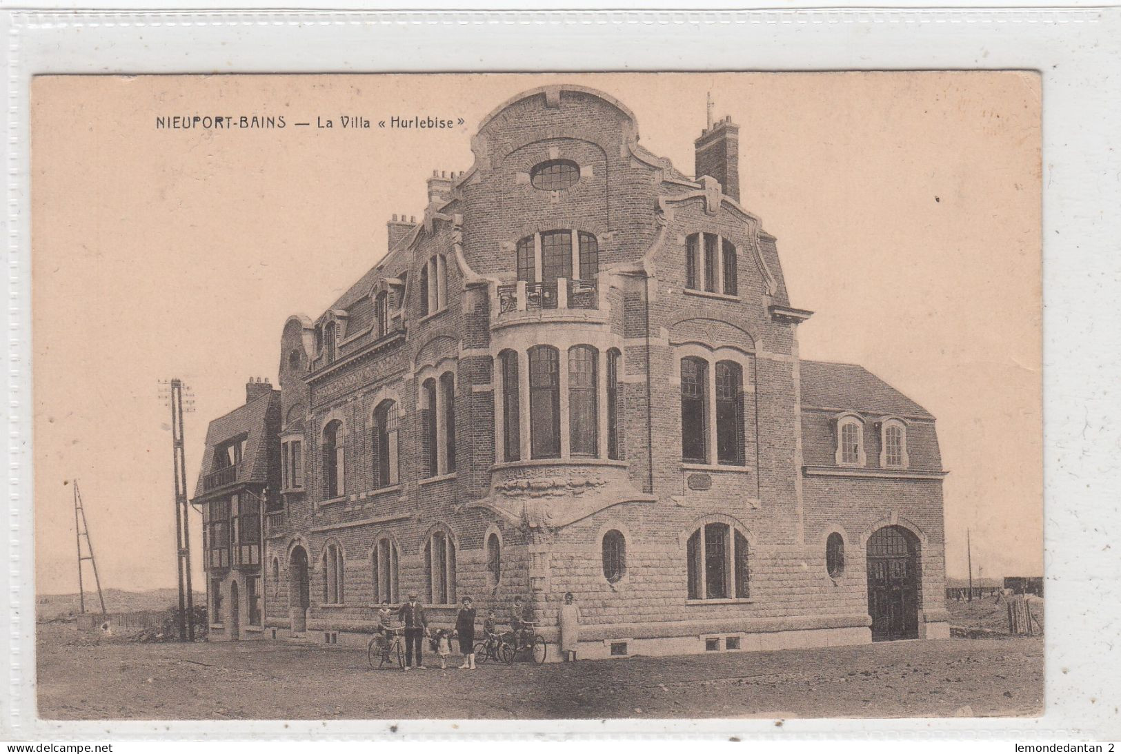 Nieuport. La Villa "Hurlebise". * - Nieuwpoort