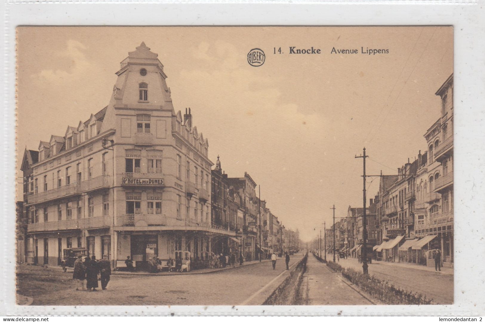 Knocke. Avenue Lippens. * - Knokke