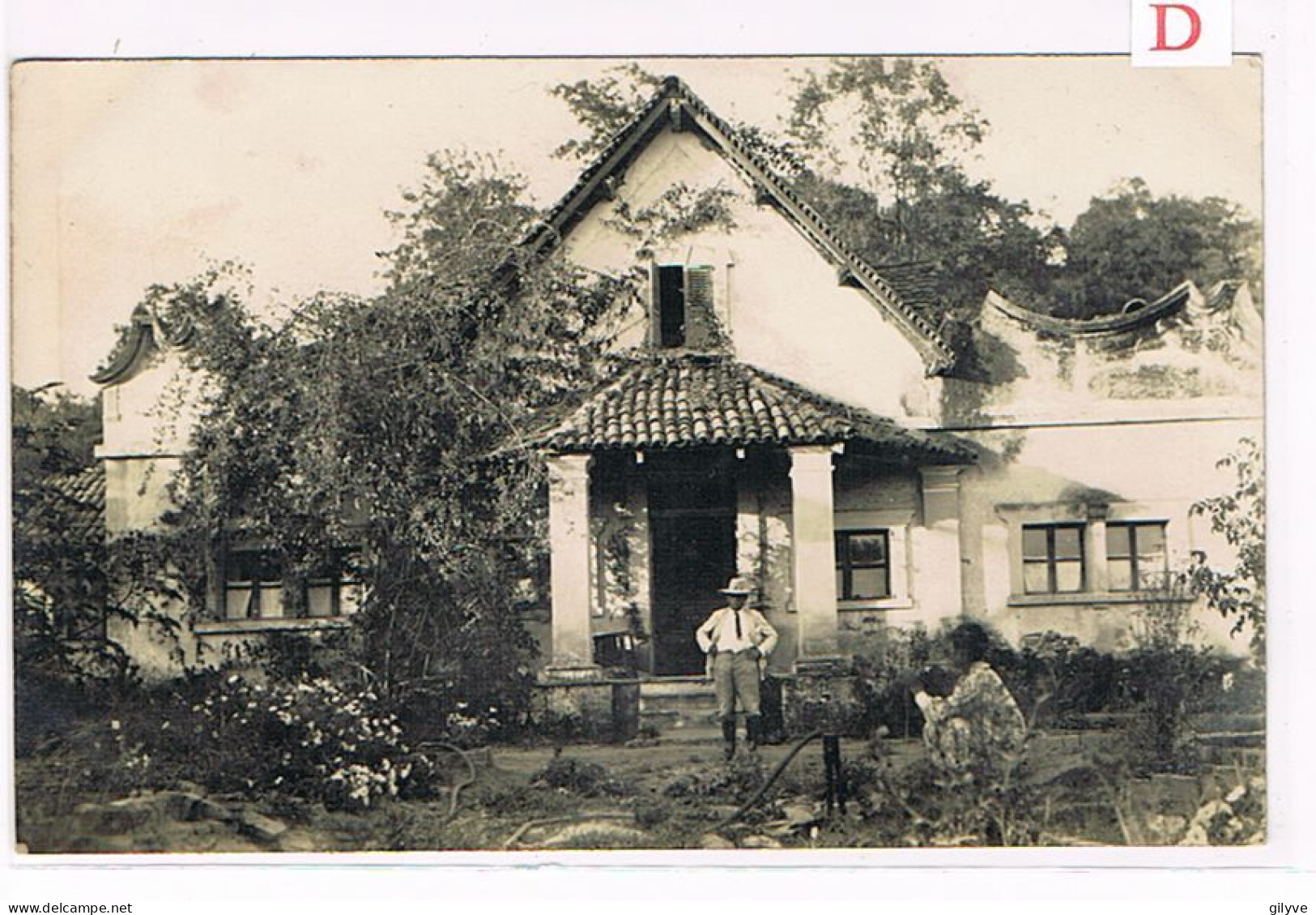 Rare Carte Photo. Mexique. Plantation De Café De San Patricio. La Maison Du Propriétaire Mr P.Valéra . (009) - Culturas