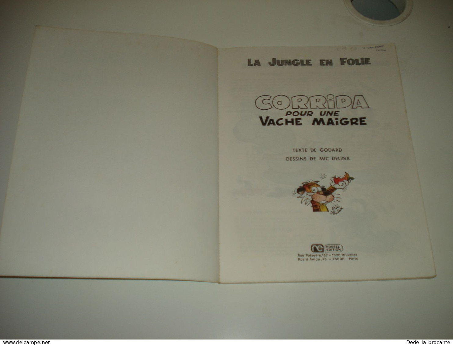 C54 / La Jungle En Folie T4 " Corrida Pour Une Vache Maigre " - EO De 1975 - Sonstige & Ohne Zuordnung