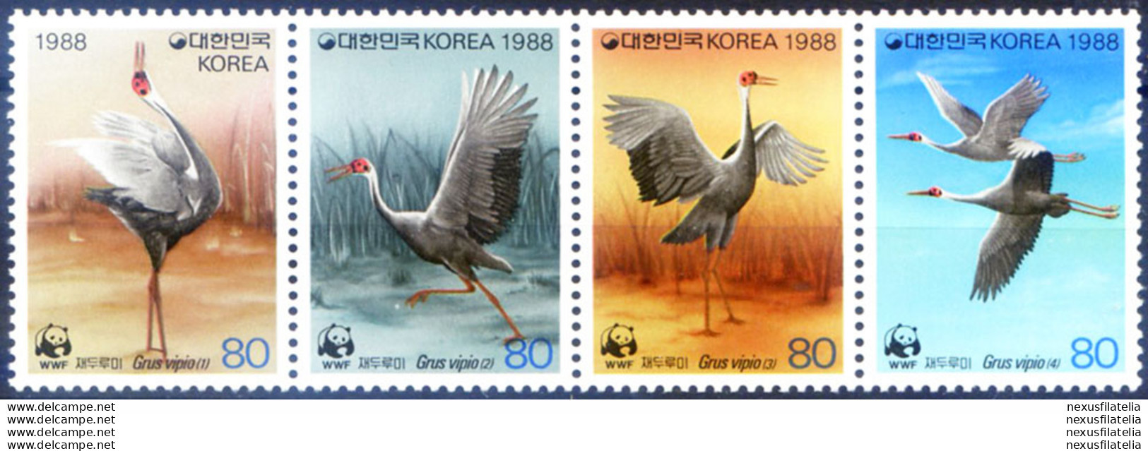 Fauna. Uccelli 1988. - Corea Del Sur