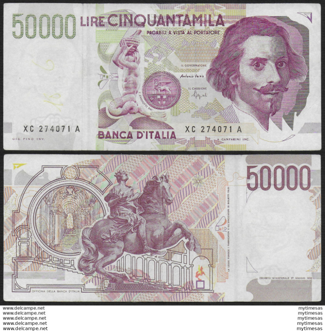 1998 Lire 50.000 Bernini 2 STP BI 908sp Alfa - Andere & Zonder Classificatie