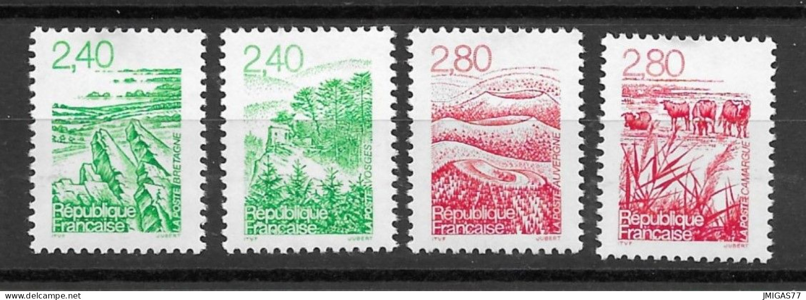 FRANCE  N° 2949 à 2952 Série Complète Neuf ** MNH - Ungebraucht