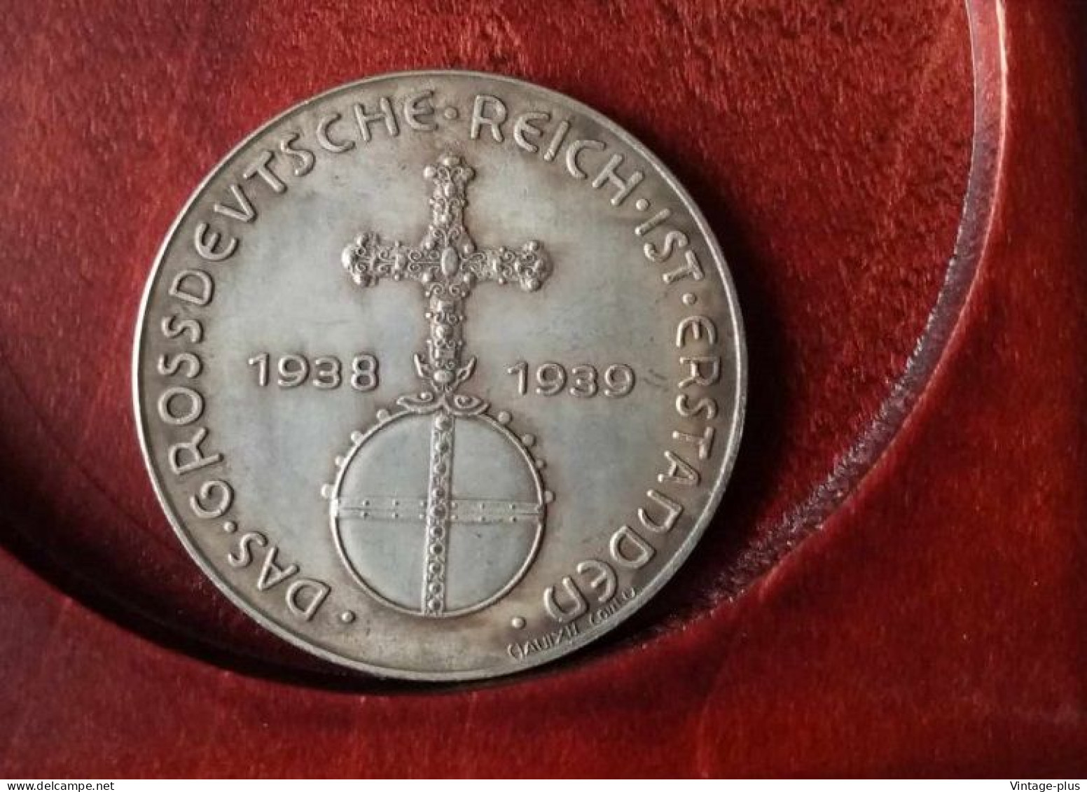 GERMANIA 3° REICH MONETA COMMEMORATIVA REICHFUHRER ADOLF HITLRT 1939 - ALLEMAGNE - DEUTSCHLAND - COD: GG8 - Otros & Sin Clasificación