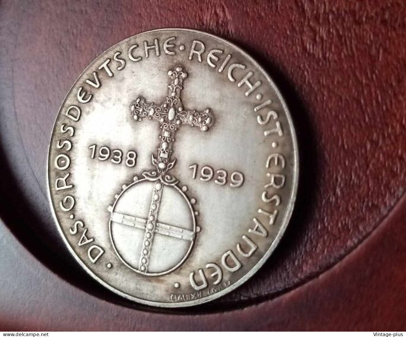 GERMANIA 3° REICH MONETA COMMEMORATIVA REICHFUHRER ADOLF HITLRT 1939 - ALLEMAGNE - DEUTSCHLAND - COD: GG8 - Altri & Non Classificati