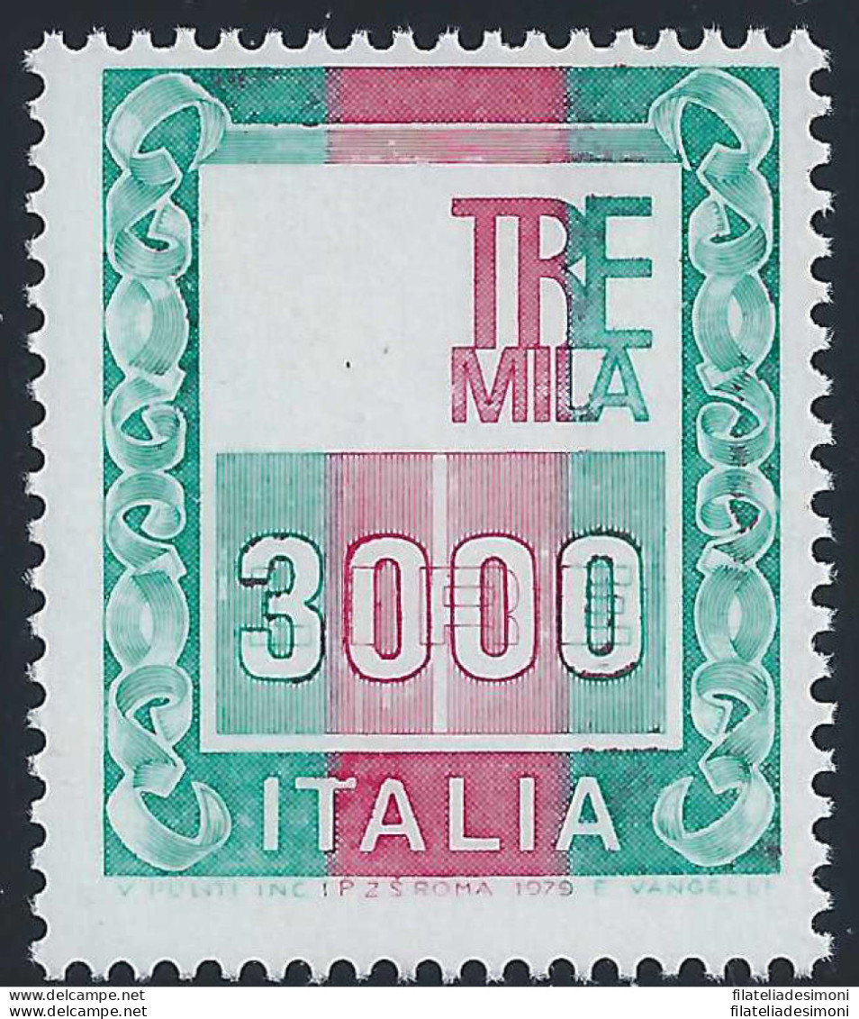 1979 Italia - Repubblica, Alti Valori Lire 3.000 VARIETA' SIRACUSANA MANCANTE - Variedades Y Curiosidades