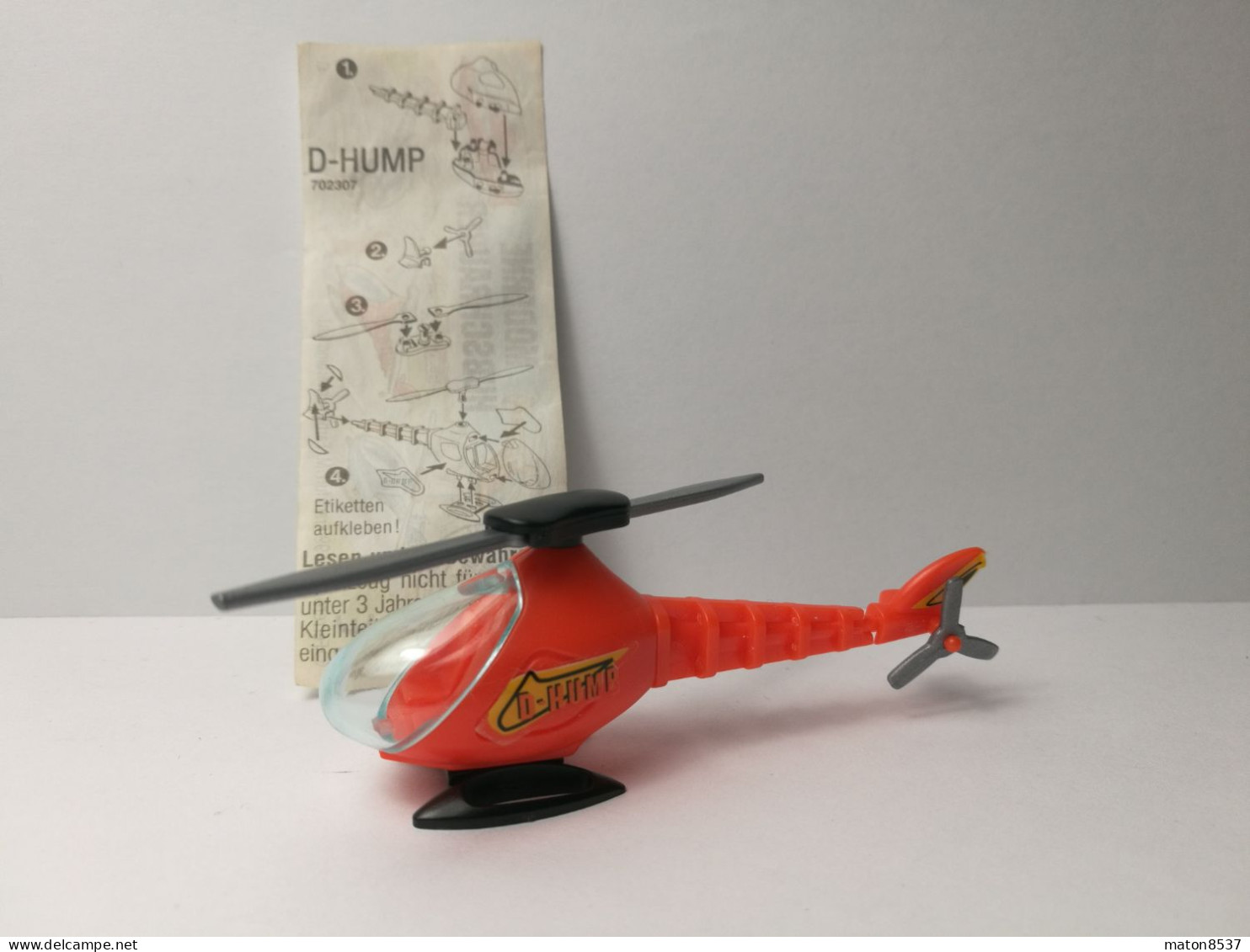 Kinder :  702307  Moderne Hubschrauber 1996 - D-HUMP   + BPZ - Steckfiguren