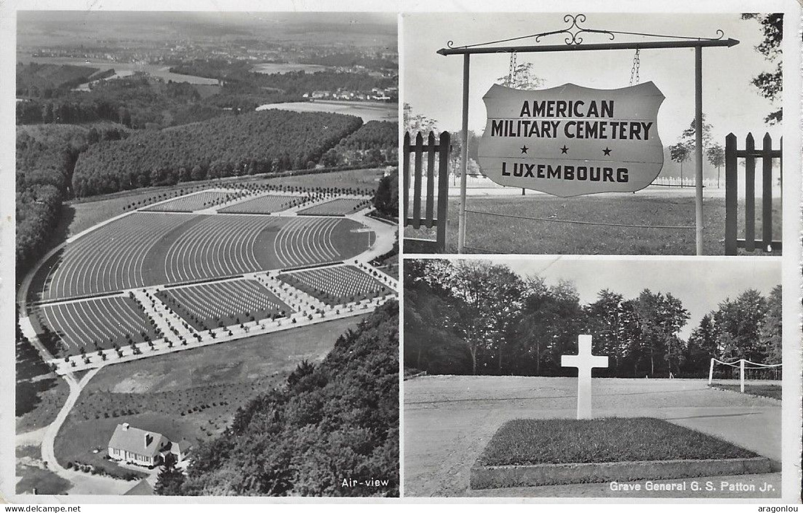 Luxembourg - Luxemburg - AMERICAN  MILITARY CIMETERY , LUXEMBOURG - GRAVE GENERAL G.S. PATTON  Jr - Luxembourg - Ville