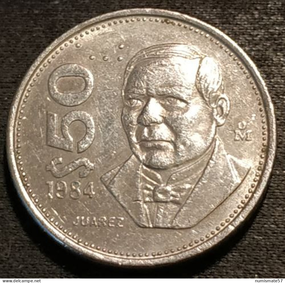 MEXIQUE - MEXICO - 50 PESOS 1984 - Benito Pablo Juárez García - KM 495 - Mexiko