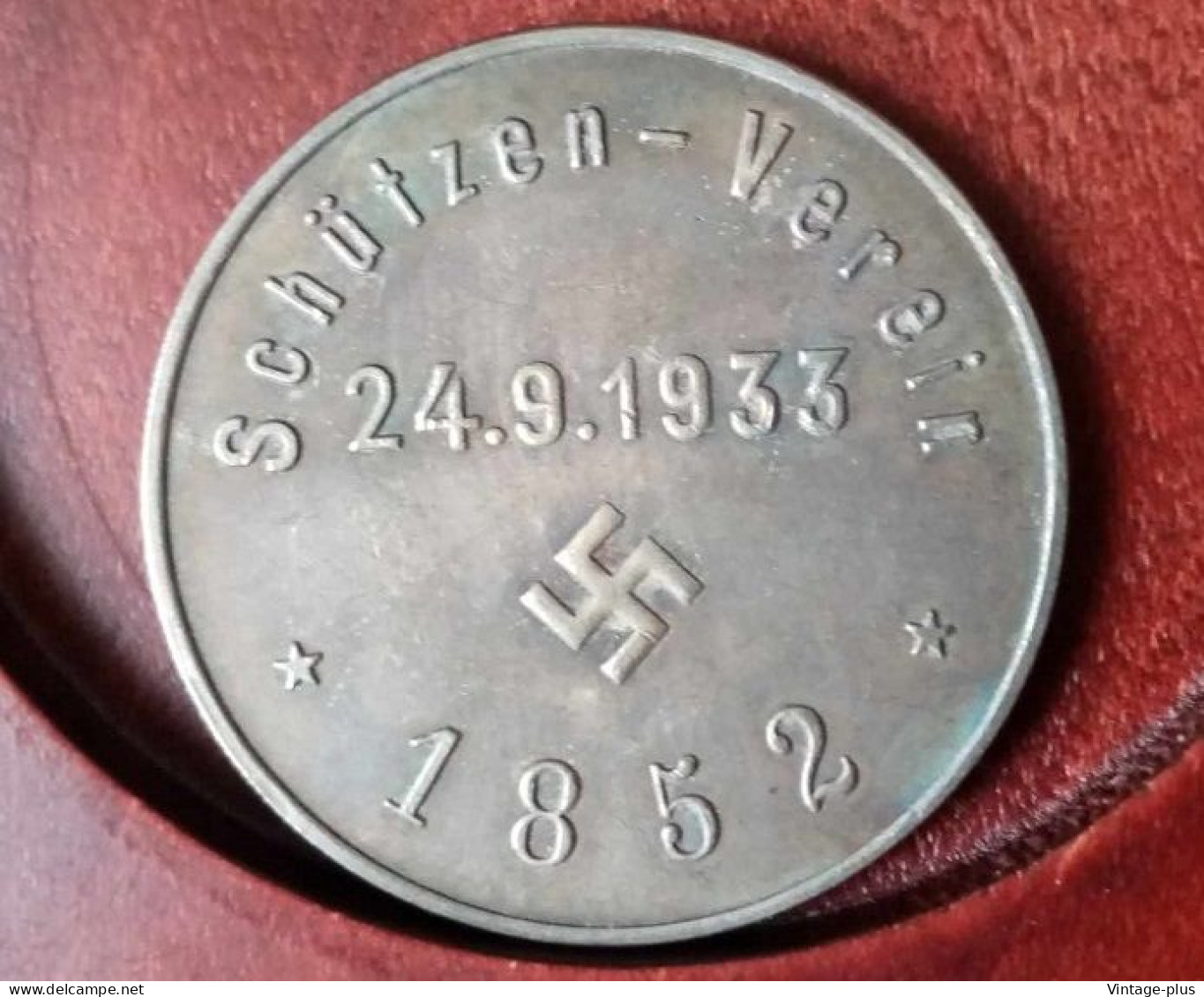 GERMANIA 3° REICH MONETA COMMEMORATIVA  SCHUTZEN VEREIN 24.9.1933 - HITLER - ALLEMAGNE - DEUTSCHLAND - COD: MM56 - Autres & Non Classés