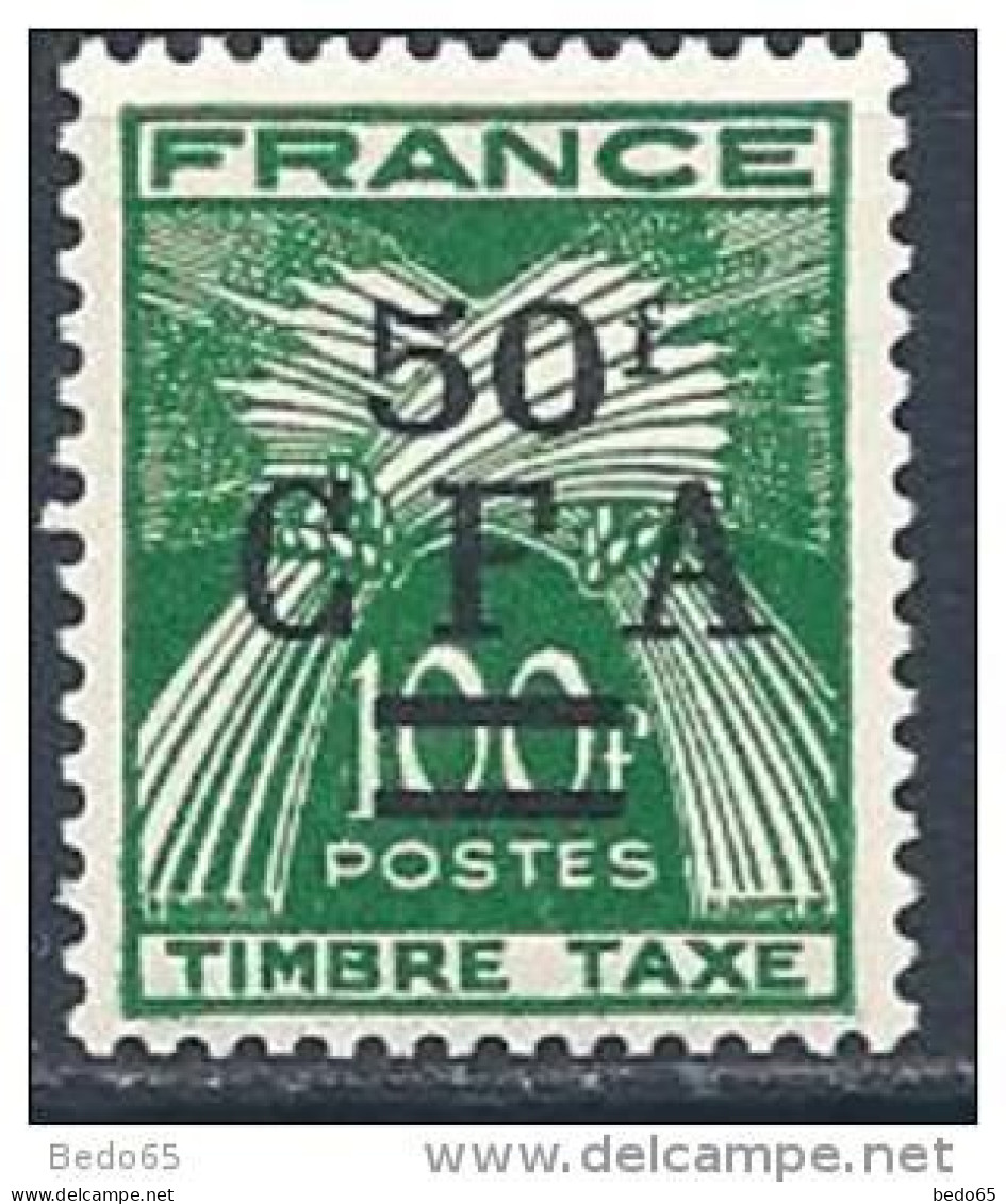 REUNION  TAXE N° 44 NEUF** LUXE - Timbres-taxe