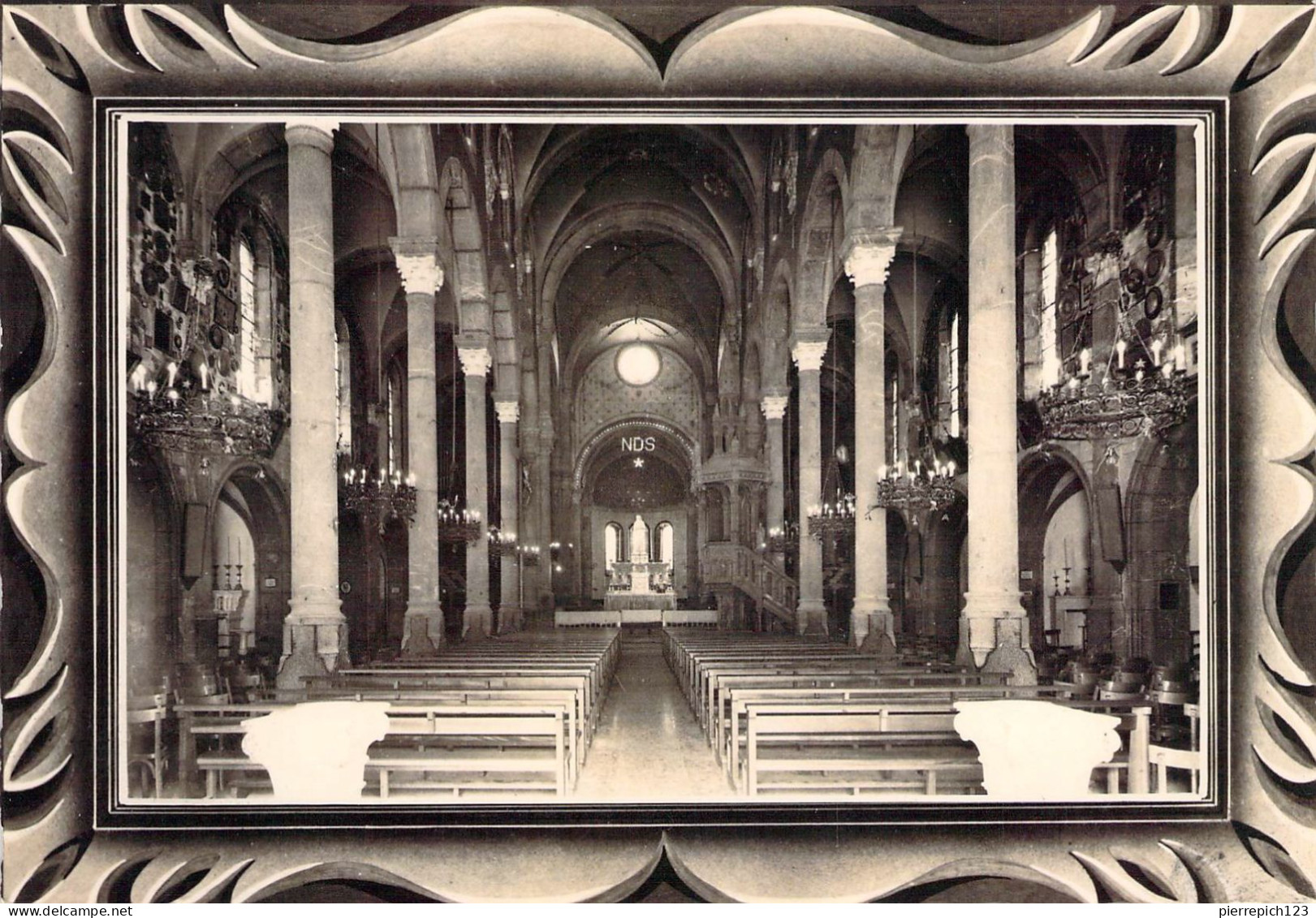 38 - La Salette - Notre Dame De La Salette - Vue Intérieure De La Basilique - La Salette