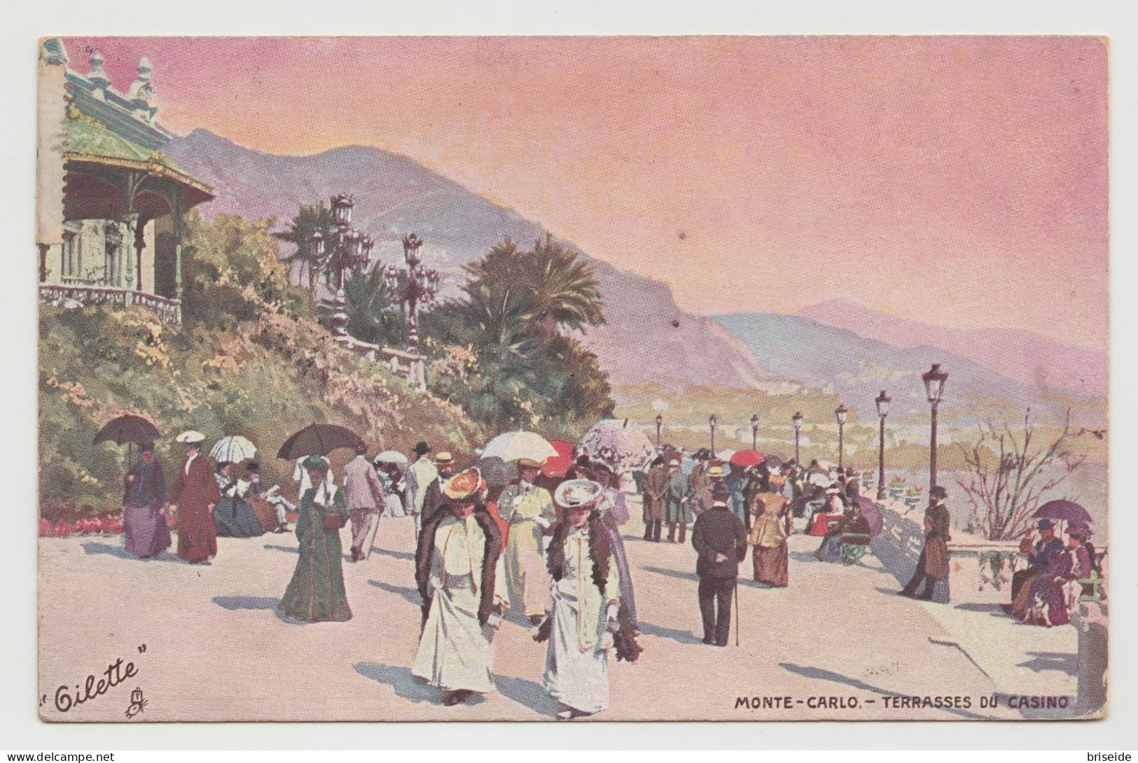 MONTECARLO MONTE-CARLO - TERRASSES DU CASINO OILETTE SERIE 763 P N. 123 F/P VIAGGIATA - Les Terrasses