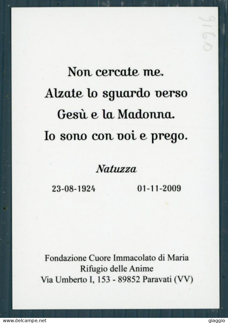 °°° Santino N. 9160 - Natuzza °°° - Religion & Esotérisme