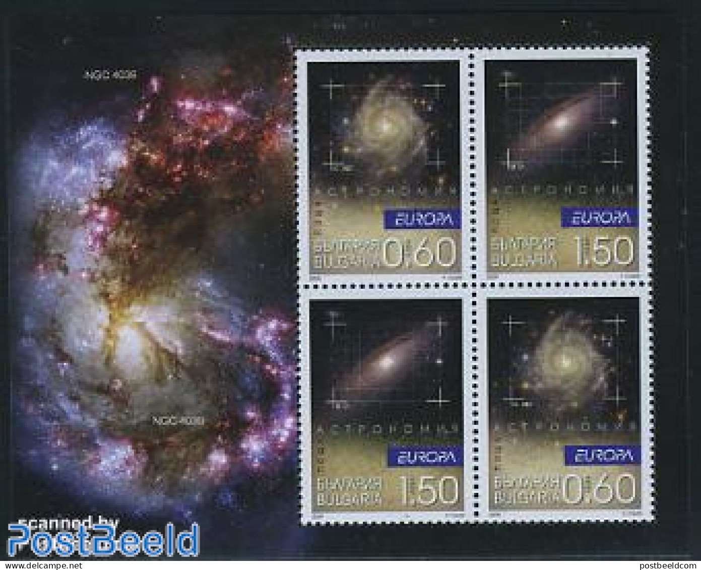 Bulgaria 2009 Europa, Astronomy S/s, Mint NH, History - Science - Europa (cept) - Astronomy - Ungebraucht