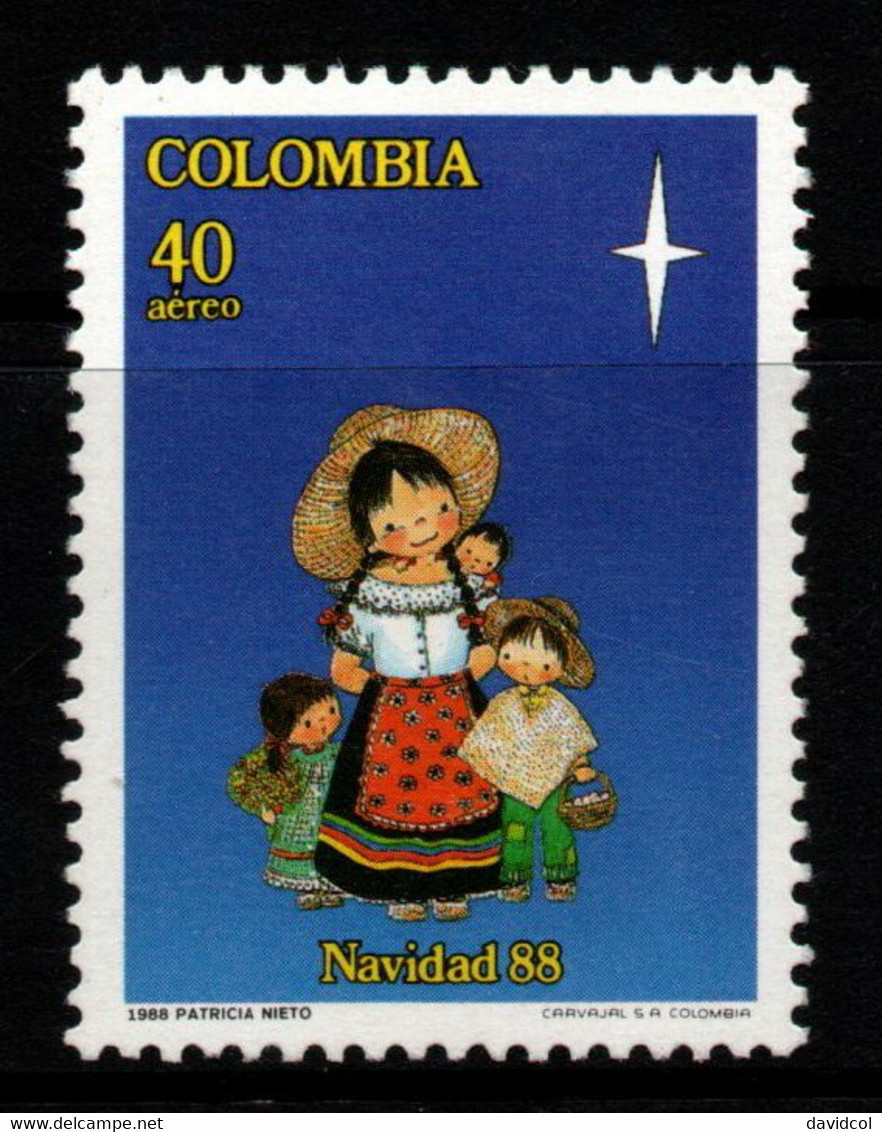 22- KOLUMBIEN - 1988 - MI#:1740 - MNH- CHRISTMAS / NAVIDAD - Colombia